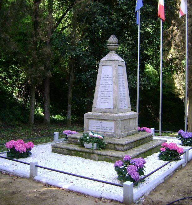 Il cippo dell’eccidio alla Bucaccia luogo del dolore e della memoria della strage del 29 giugno 1944