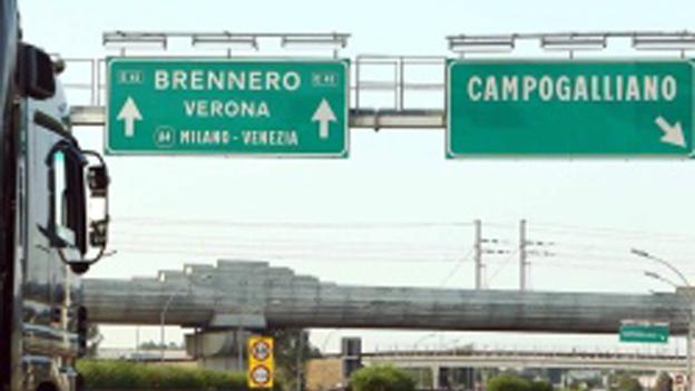 Un tratto dell'A22 Autobrennero