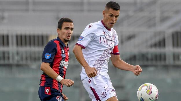 Un momento del match tra Livorno e Mobilieri Ponsacco andato in scenaieri pomeriggio al Picchi e vinto dai padroni di casa a tempo scaduto