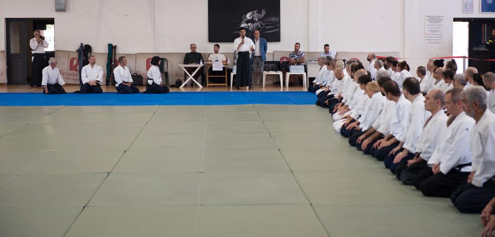 Un momento della festa per il mezzo secolo dell’associazione sportiva
