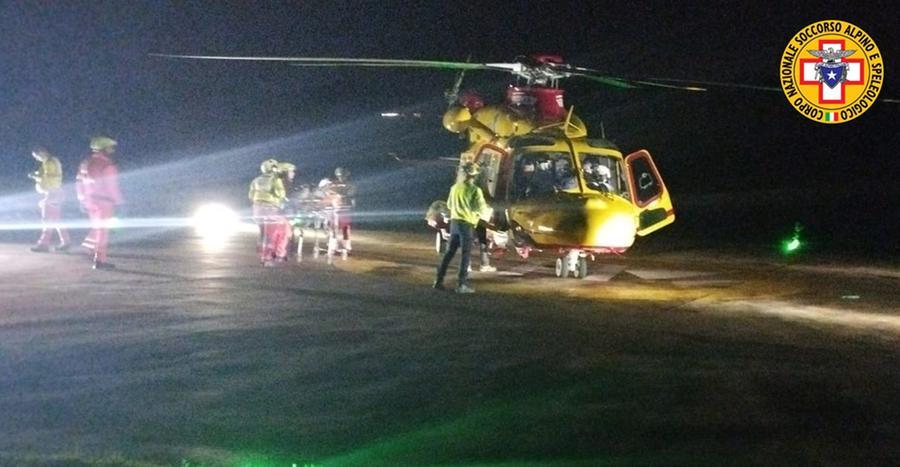 
	L'elisoccorso intervenuto sulla scogliera di La Ciaccia a Valledoria

