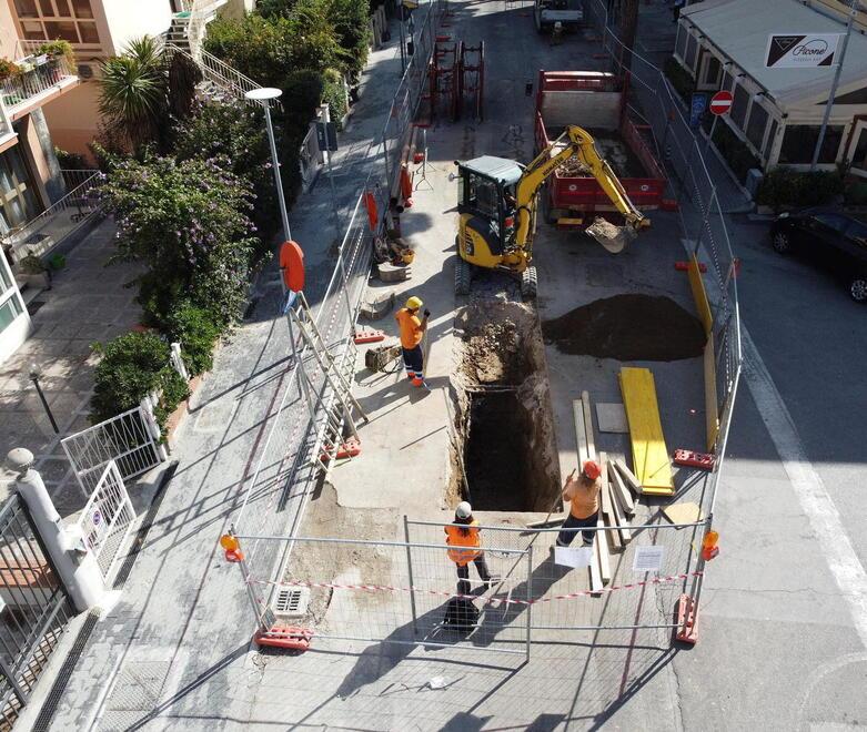 Un cantiere di Acque