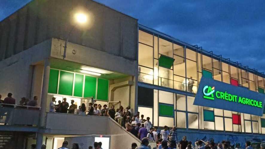 Una veduta del palazzetto Crédit Agricole