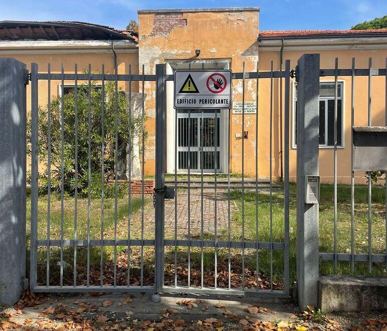 L’ex scuola elementare in via Catalani