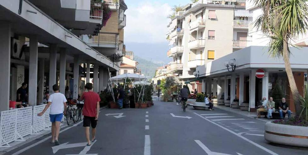 Sopra un tratto di via Rinchiostra