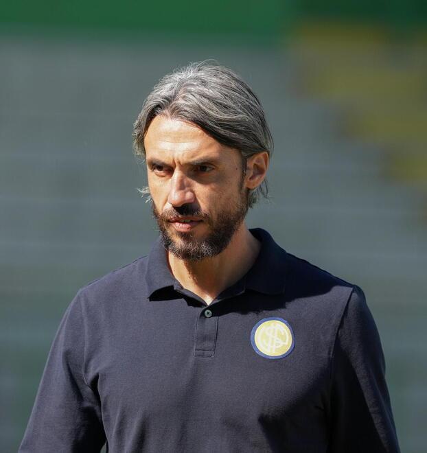 Emmanuel Cascione, confermato nonostante l’acceso confronto sulla panchina della Pistoiese (foto Nucci)