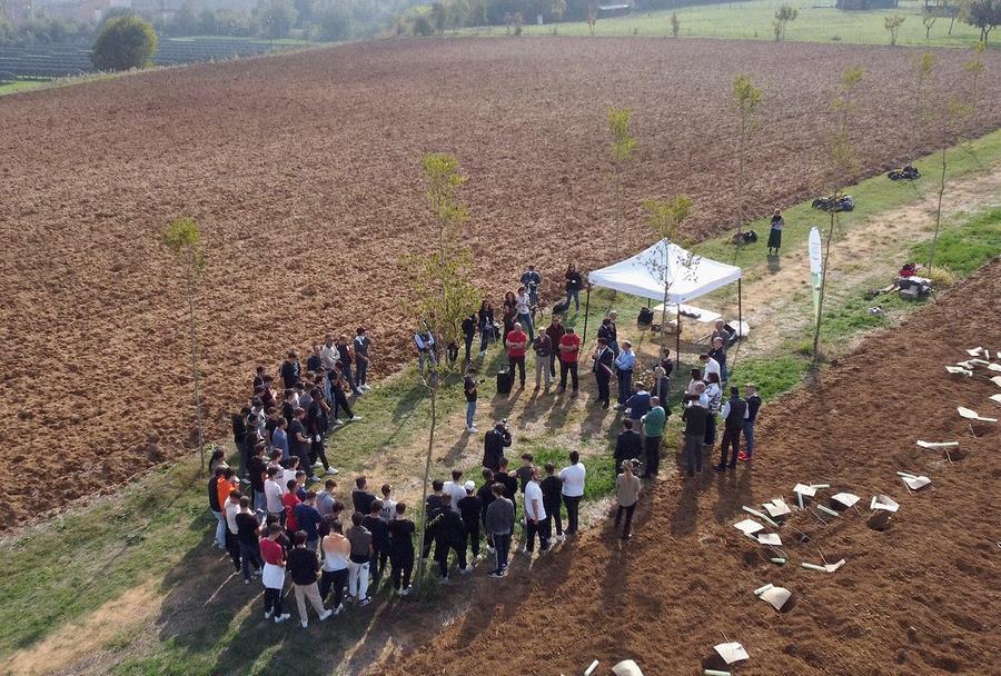 Maranello, prende vita il “Bosco Ferrari” trenta ettari di forestazione con parco cittadino