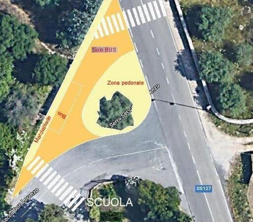 Sassari, un’area pedonale per far tornare il bus davanti al liceo Artistico