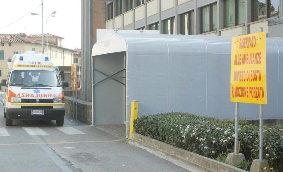 Fiocco rosa in ambulanza 