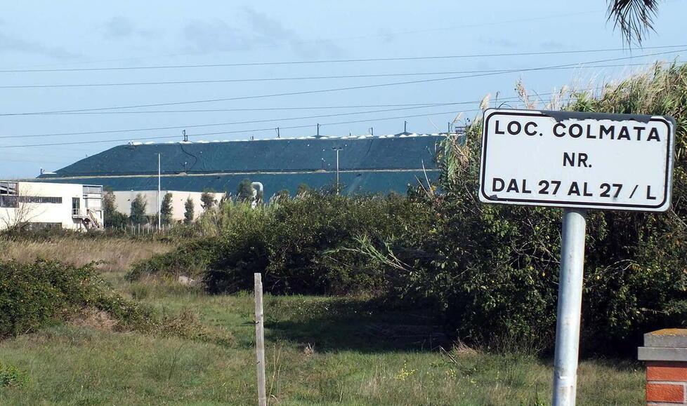La veduta della discarica di Ischia di Crociano (foto Paolo Barlettani)