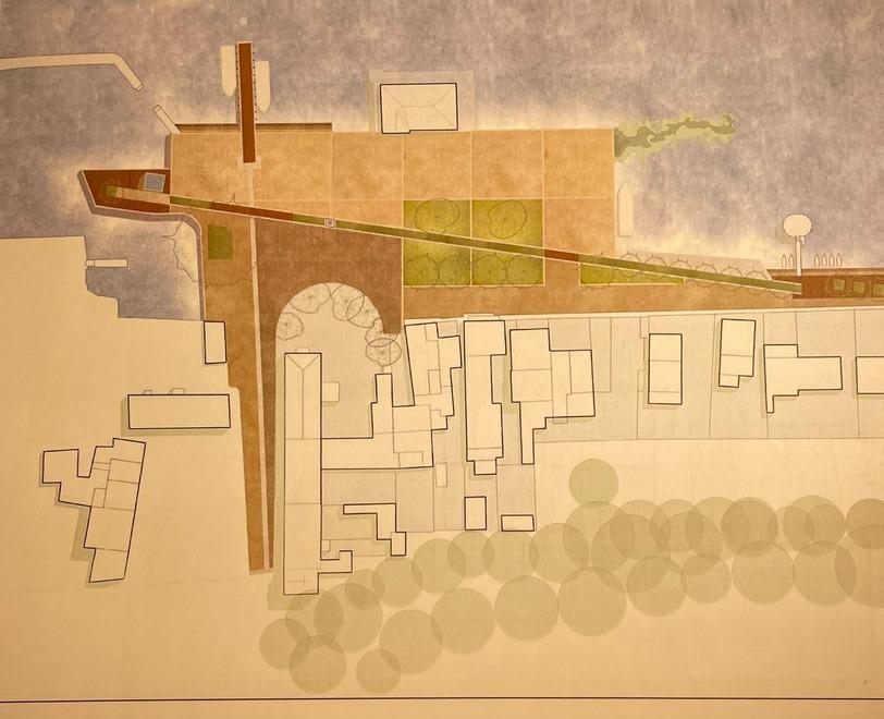 Un’immagine del progetto dello Studio Pucci per il Belvedere