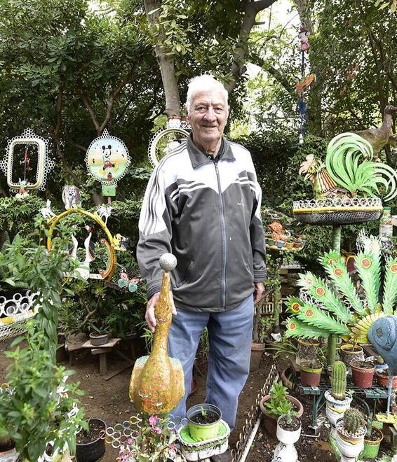 Il tesoro verde di Gino Gagliardi. A 96 anni cura il giardino dei sogni – Video