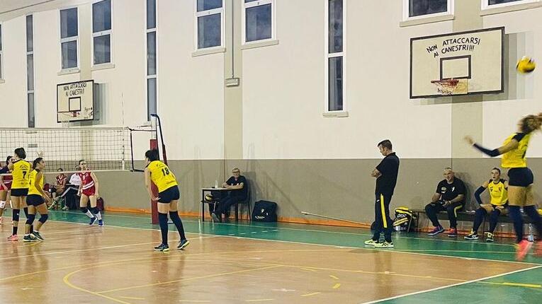 Un’azione di gioco della gara di sabato