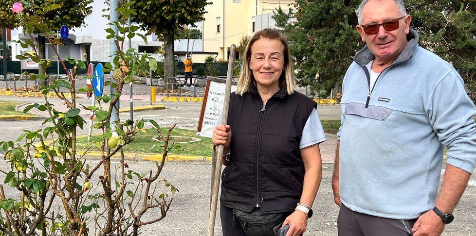Carpi Le tre aiuole adottate da Milvia e Ottavio «Così rendiamo San Marino più bella» 