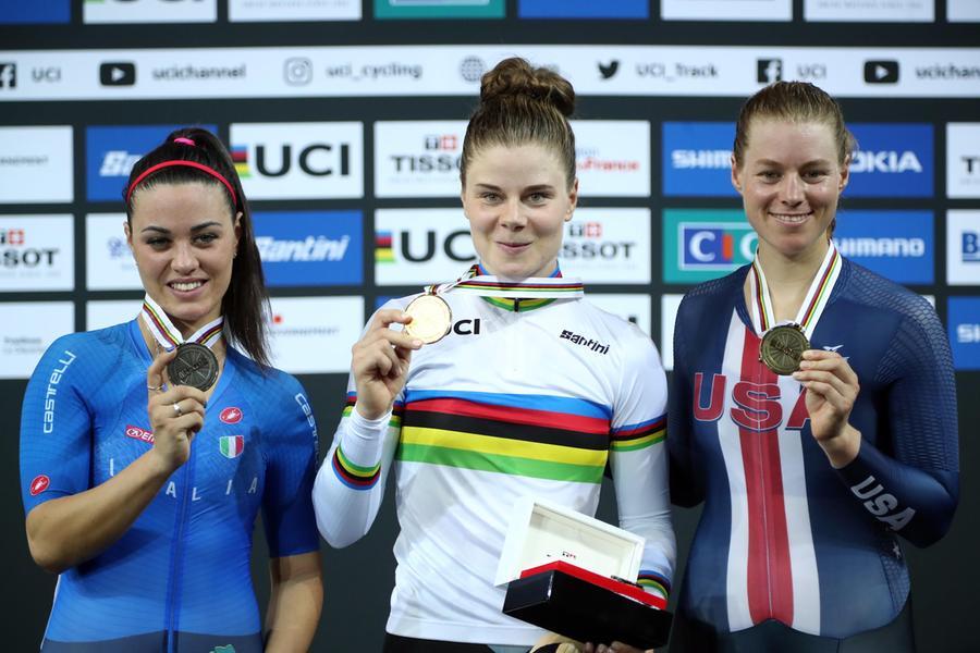 Mondiali, gara ad eliminazione: splendido argento per Rachele Barbieri di Serramazzoni