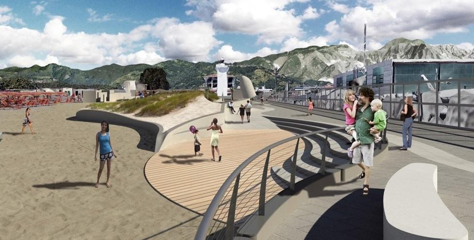 Passeggiata di Marina di Carrara, si parte coi lavori: accesso chiuso per 18 mesi