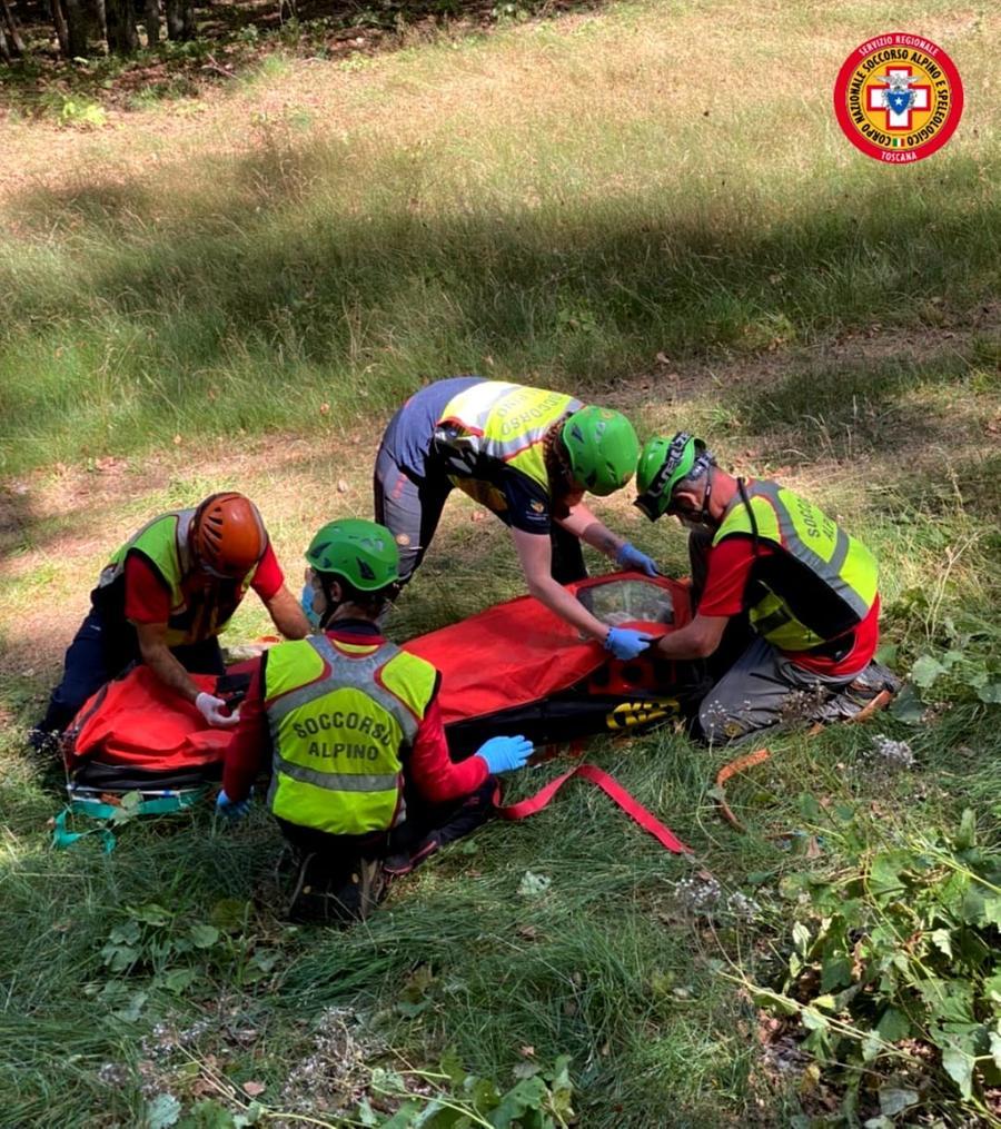 
	Il soccorso alpino durante un intervento (foto di archivio)

