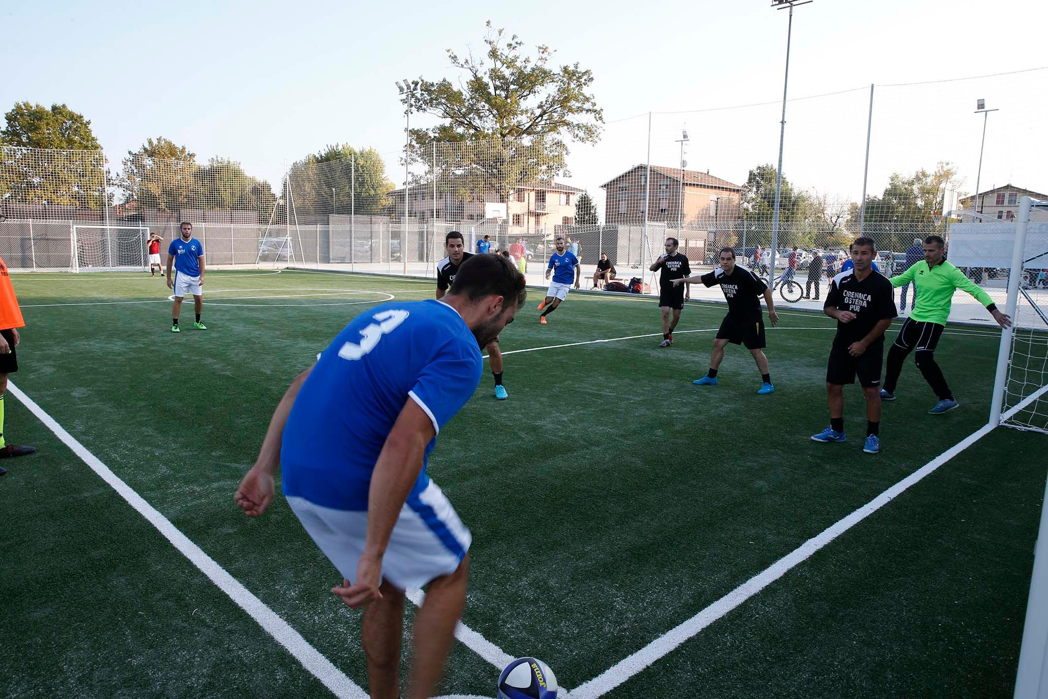 È festa grande a Gavassa per i campi di calcio e basket