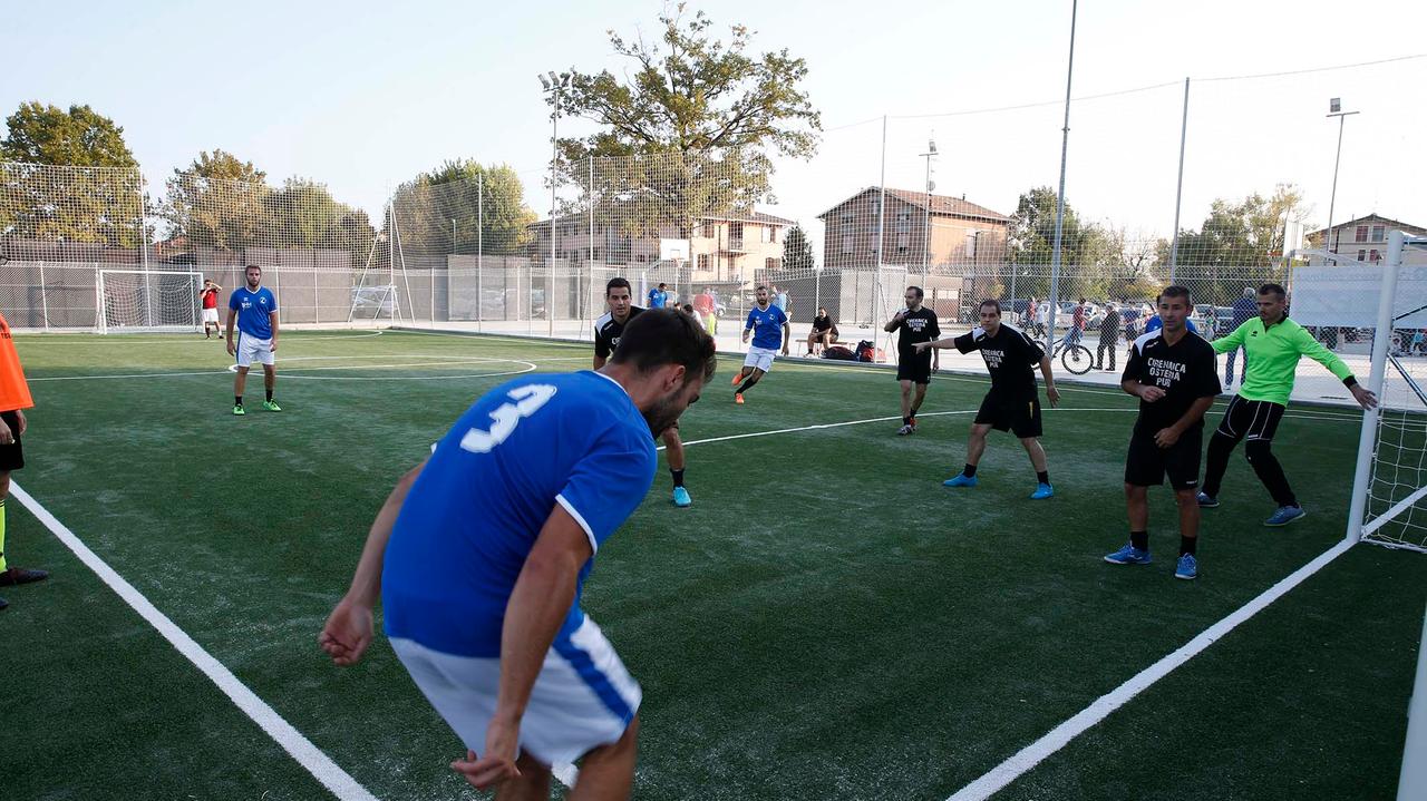 È festa grande a Gavassa per i campi di calcio e basket