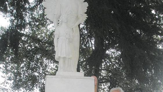 L’Angelo Bianco del santuario torna candido con il restauro