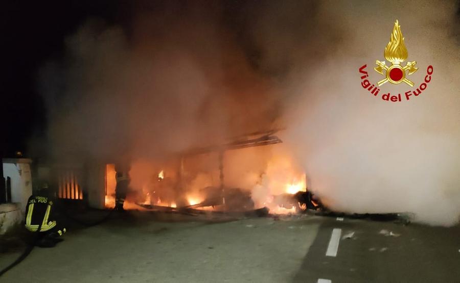 
	L'incendio nella notte a Peccioli&nbsp;

