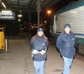 
	La polfer alla stazione in una foto d'archivio

