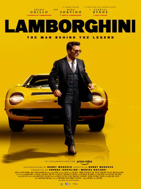 Lamborghini, il film: a Roma l’anteprima poi su Prime Video