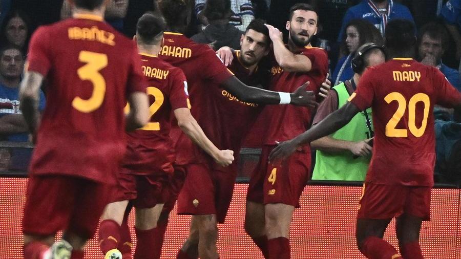 Alla Roma basta Pellegrini, Sampdoria sconfitta