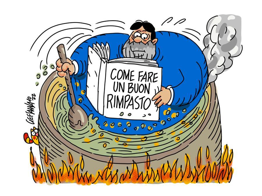 La vignetta di Gef: flop degli Stati generali, rinviato il rimpasto in Giunta