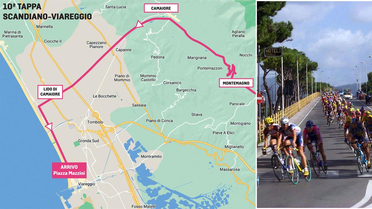 Un Giro tra i luoghi di Gaber: così la Versilia si tinge di rosa
