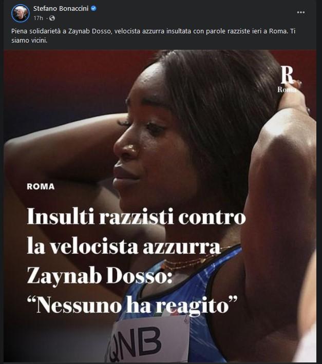 «Ti siamo vicini e ti vogliamo bene»