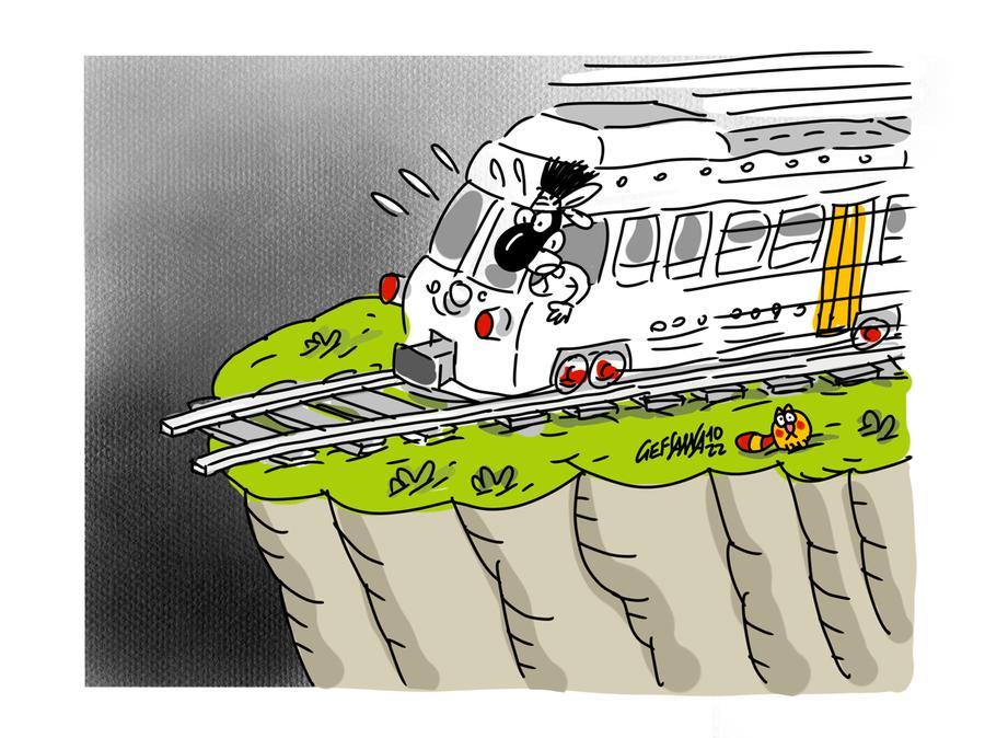 La vignetta di Gef: opere incomplete nell’isola, serve un cambio di passo