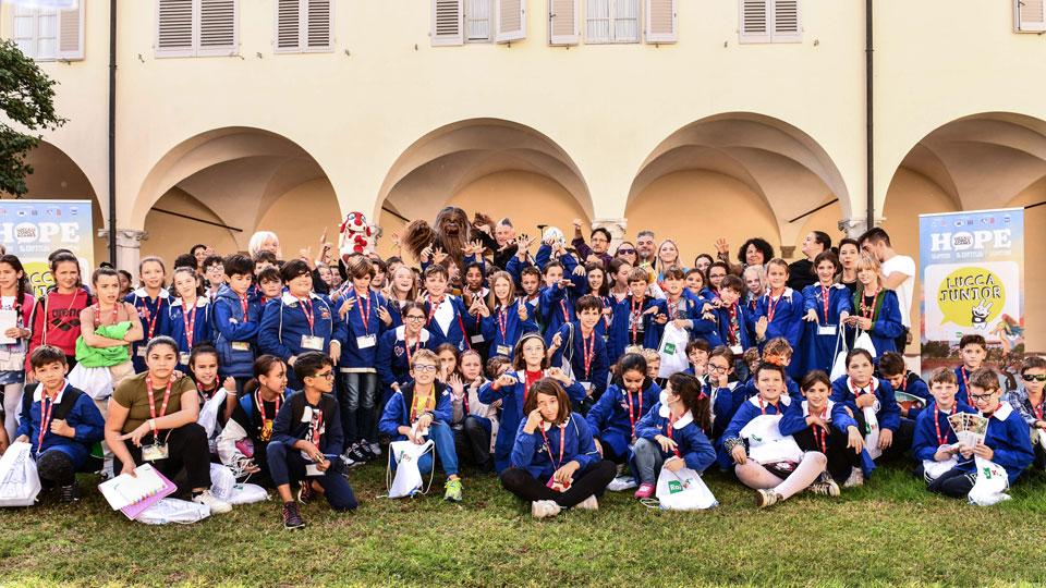 Comics, cento piccoli reporter alla scoperta di Lucca Junior