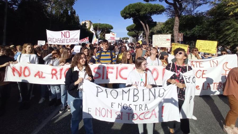 Il corteo (foto Paolo Barlettani)