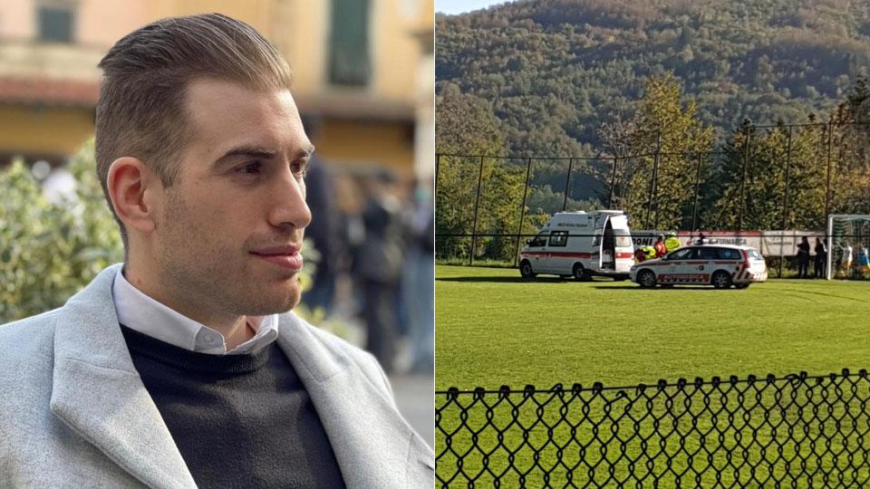 In fin di vita il calciatore colpito da malore