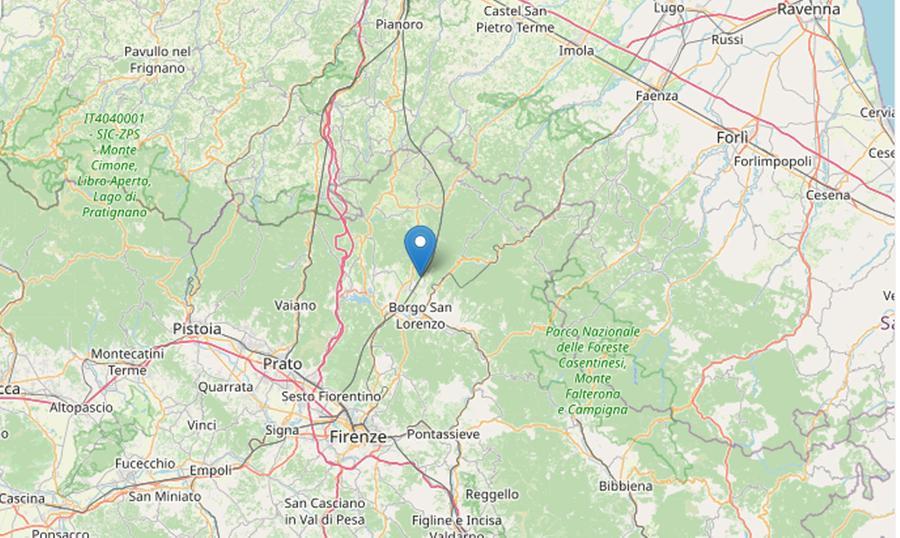 Terremoto in Toscana, magnitudo 3.4. Epicentro nel Mugello. Giani: “Non ci sono danni”