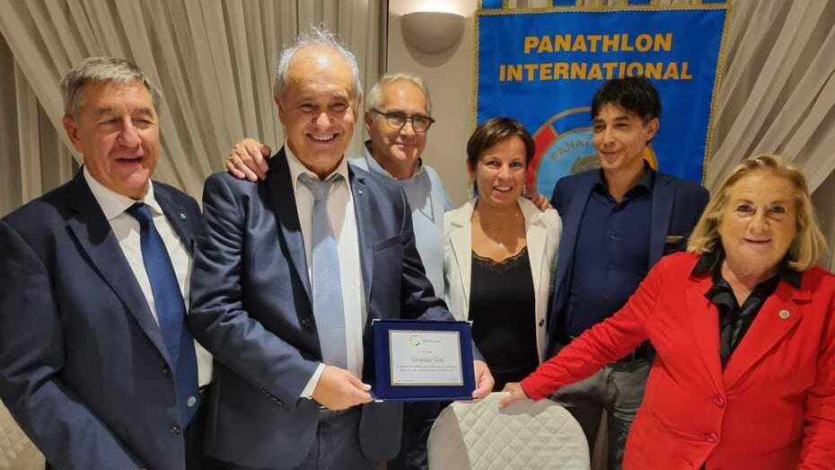 Il Panathlon celebra Stefano Gori: premiato il decano Luciano Galli