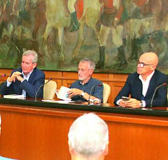 
	Da sinistra Carlo Mannoni. Costantino Cossu, Renato Soru

