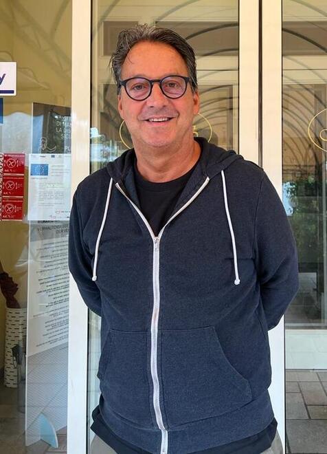 Marco Gatti titolare dell’hotel Nuova Sabrina di Tonfano