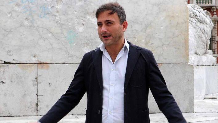 Giacomo Bugliani in piazza Aranci