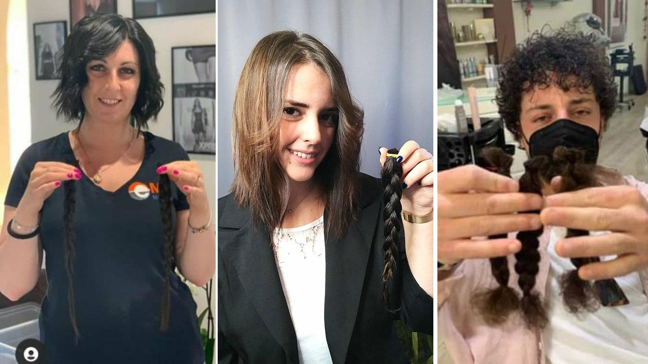 Alessia Mattei (salone Deluxe di Grazia Barbini e Giorgia Sciarretta),Elisa Arena (salone Indie Head di Vanessa Monni), Giovanni del salone Venere di Cristina e Nadia Tizzi