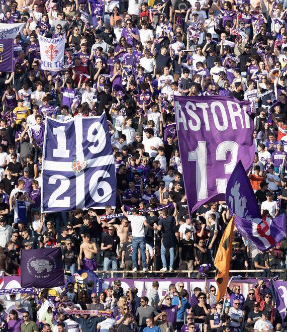 La tifoseria viola al Franchi