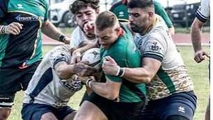Un’azione durante la partita tra Mascalzoni del Canale e Rugby Rufus