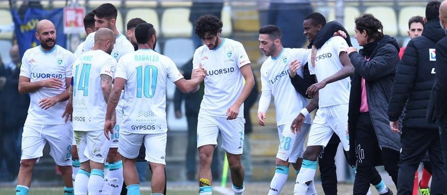 Giocatori dell'Olbia