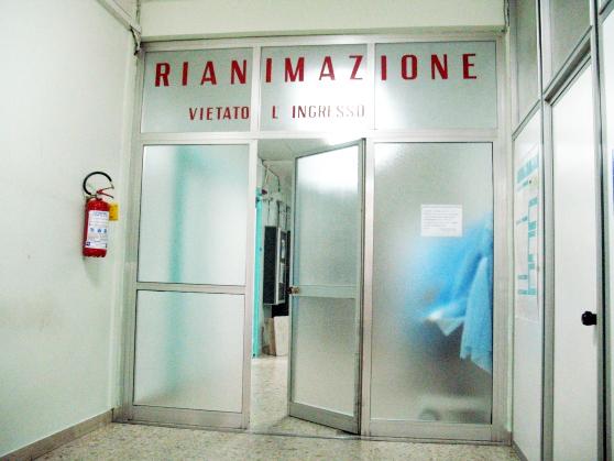 
	Il reparto di Rianimazione dell'ospedale Santissima Annunziata

