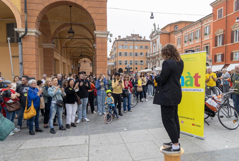 Màt, tutta &nbsp;Modena applaude la passeggiata dell’inclusione 