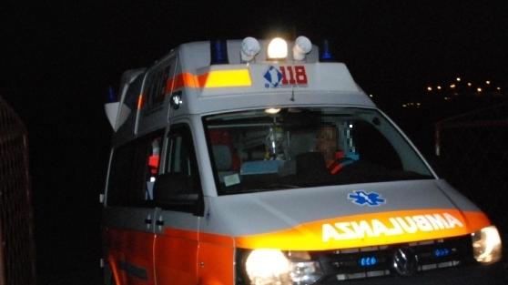 Un'ambulanza del 118