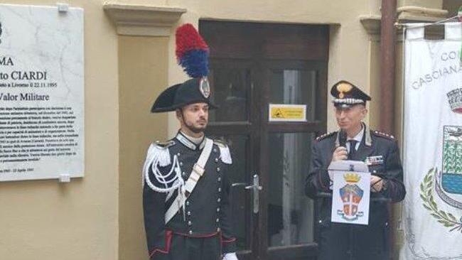 Carabinieri, a Lari la caserma dedicata a Ciardi: il militare che combatteva gli aerei tedeschi