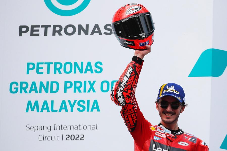 Bagnaia trionfa a Sepang, titolo ad un passo. Quartararo terzo rinvia la festa Ducati