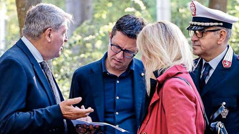 
	Il sopralluogo del prefetto Valenti alle Cascine insieme al sindaco Nardella, all&rsquo;assessora Albanese e al comandante dei vigili Tinella

